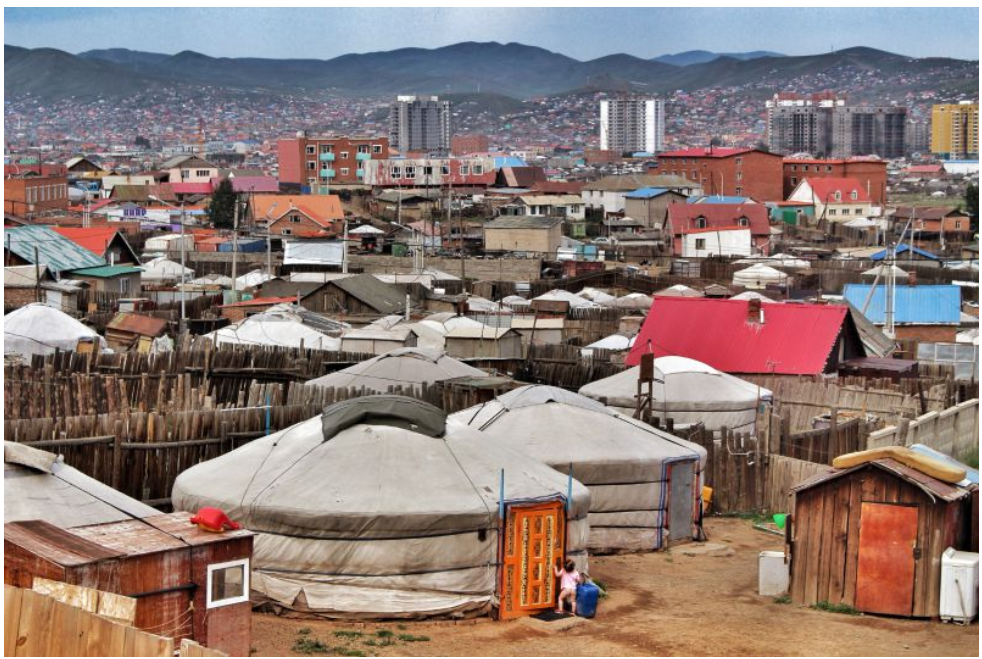 Ger district in Ulaanbaatar. Source: fromicetospice.com