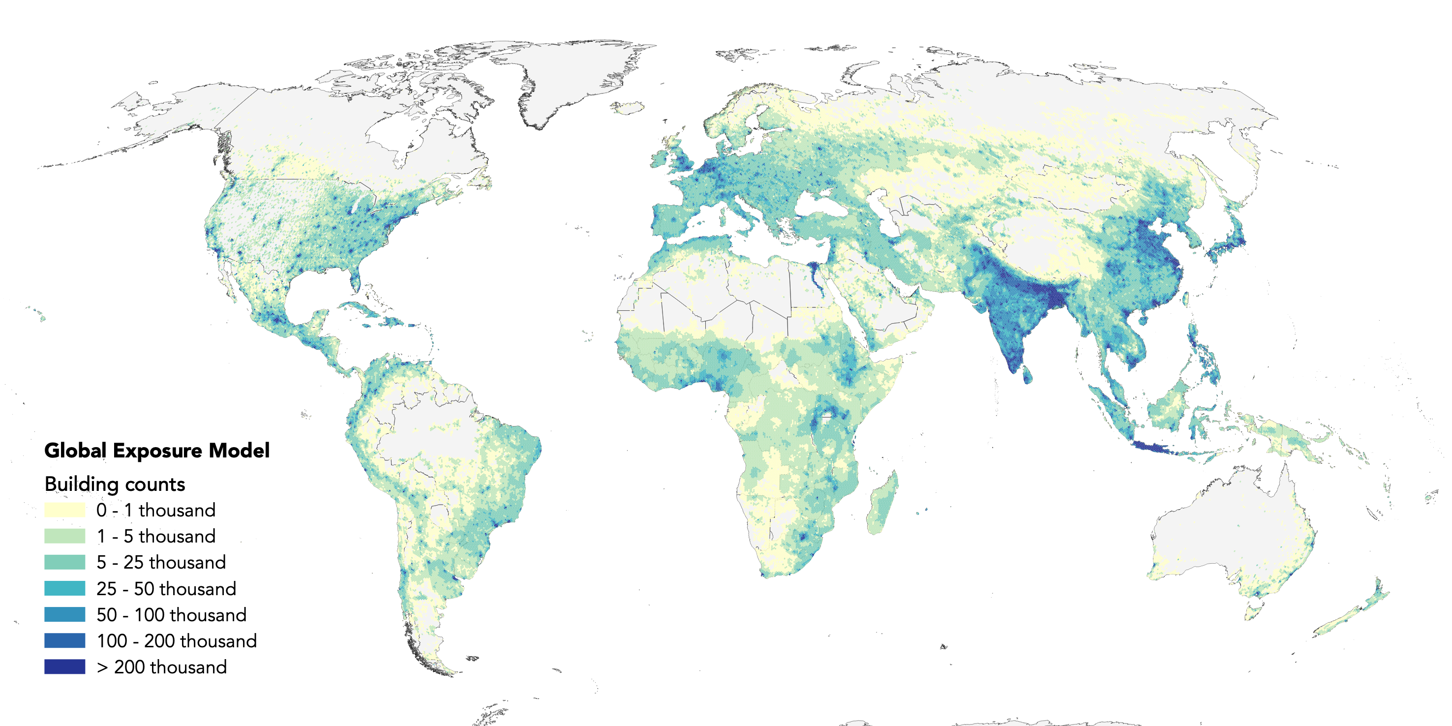 Buildings distributed