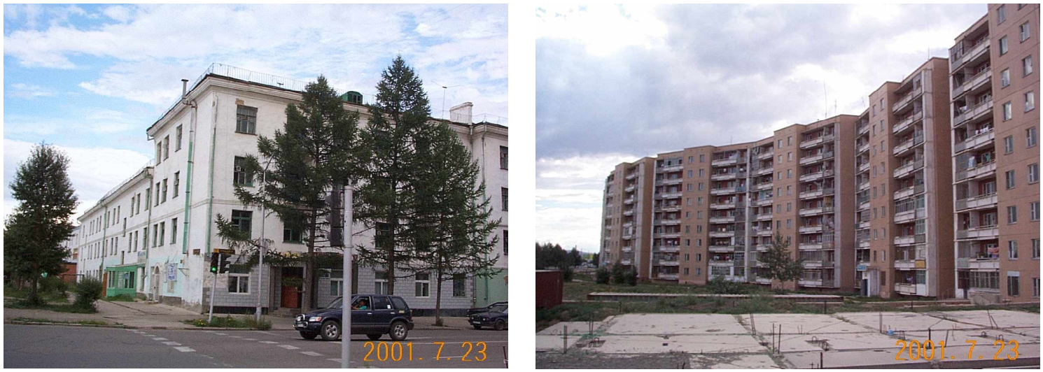 Buildings in Ulaanbaatar Source: Dorjpalam et al. (2004)
