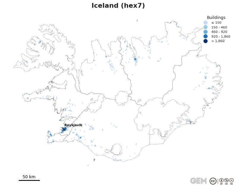Spatially distributed building exposure