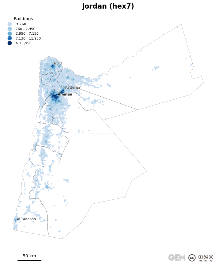 Spatially distributed building exposure