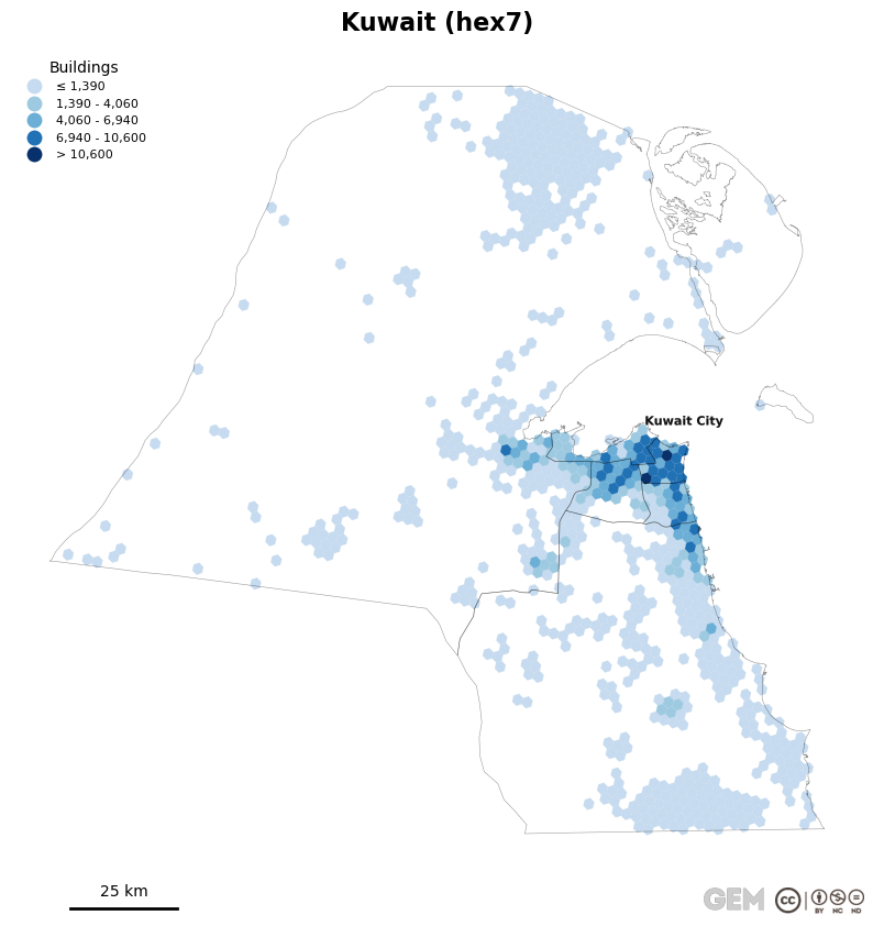 Spatially distributed building exposure