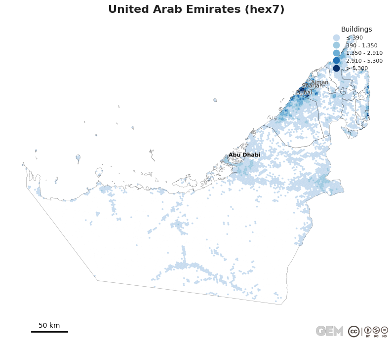 Spatially distributed building exposure