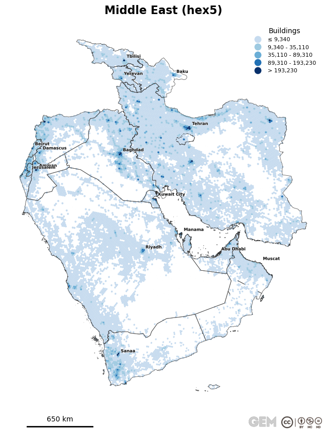 Spatially distributed building exposure