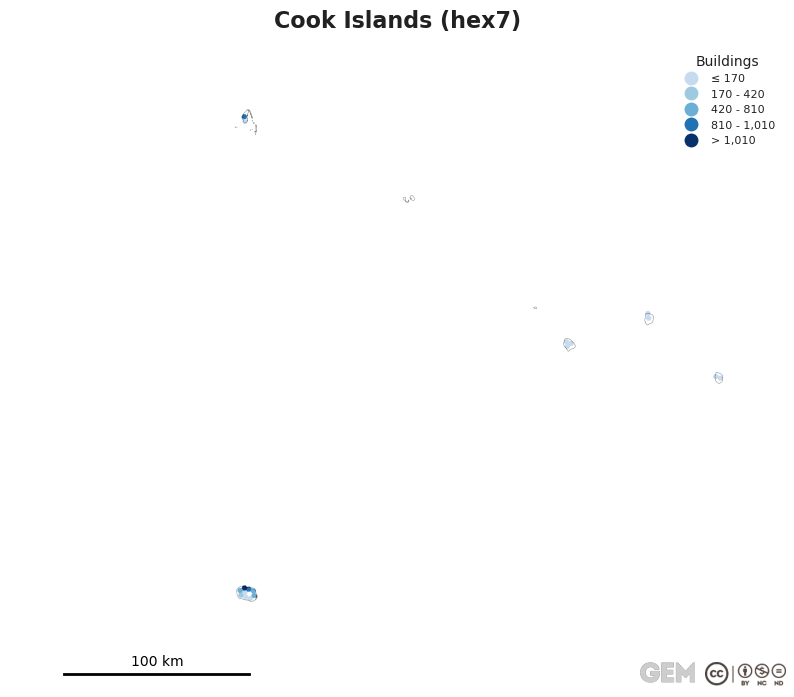 Spatially distributed building exposure