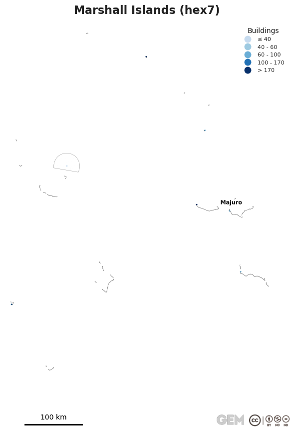 Spatially distributed building exposure
