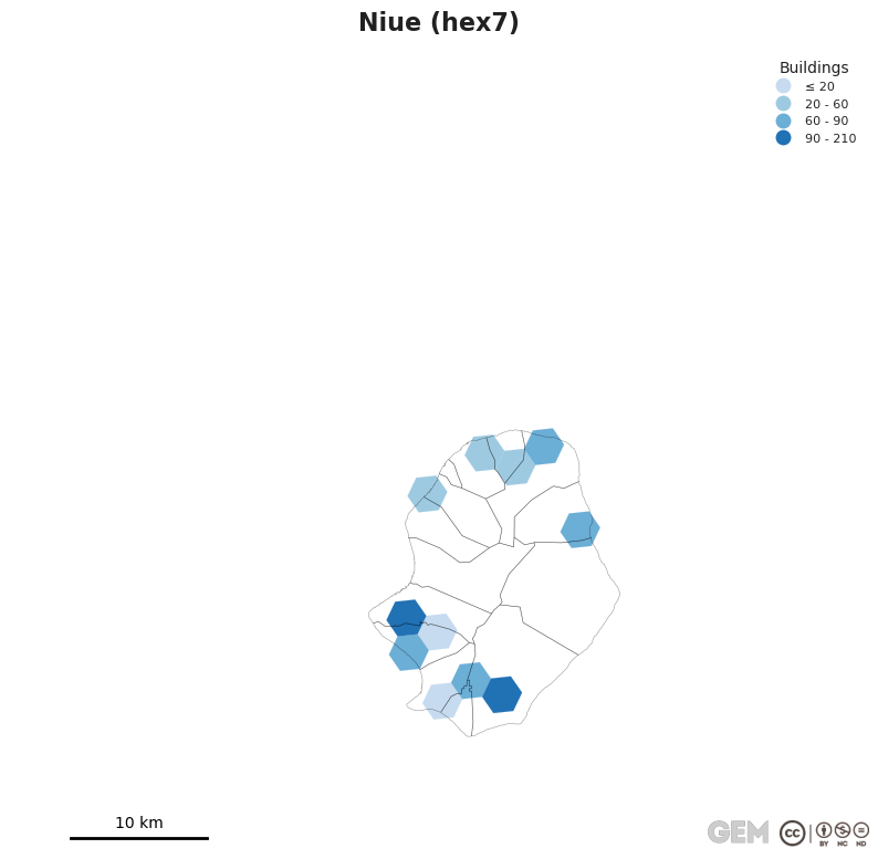Spatially distributed building exposure