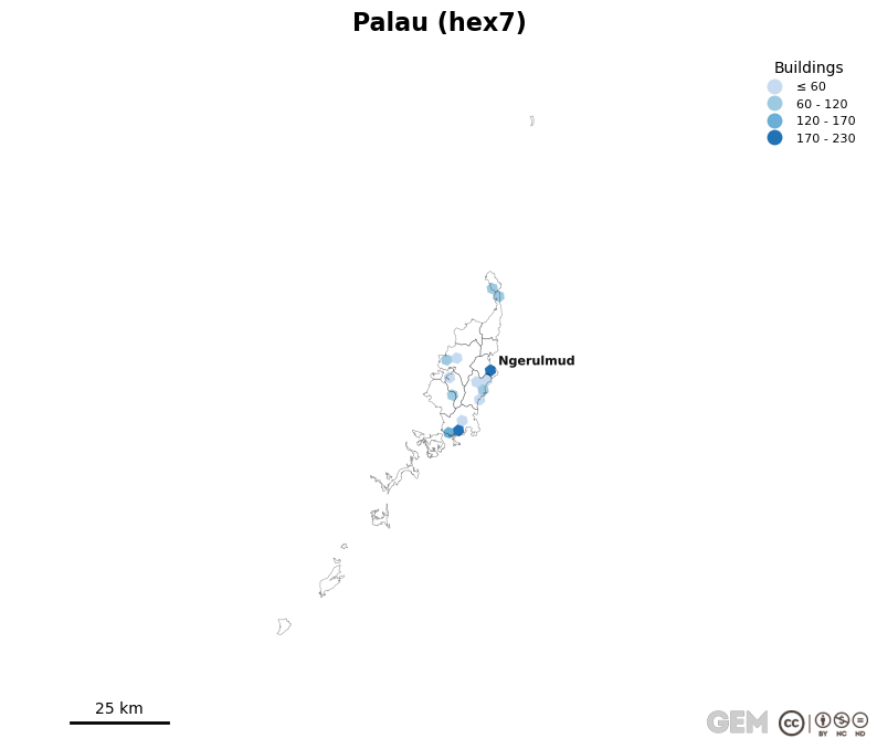 Spatially distributed building exposure