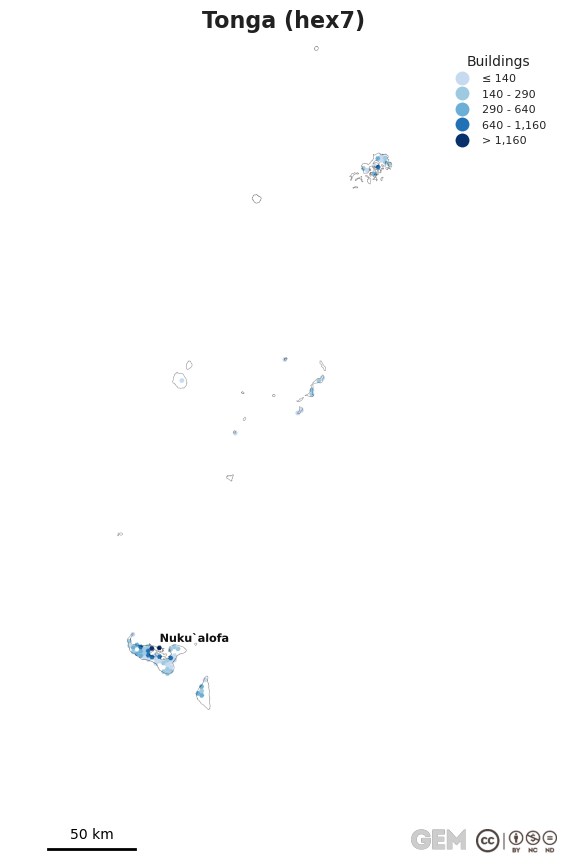 Spatially distributed building exposure