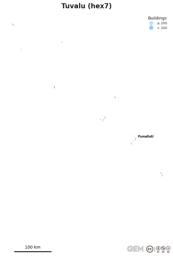 Spatially distributed building exposure