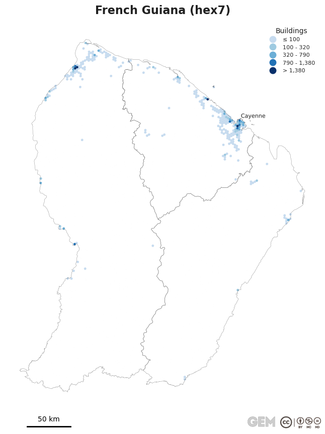 Spatially distributed building exposure