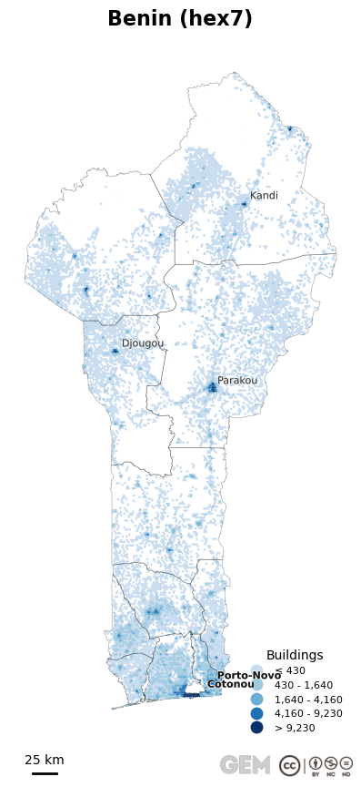 Spatially distributed building exposure