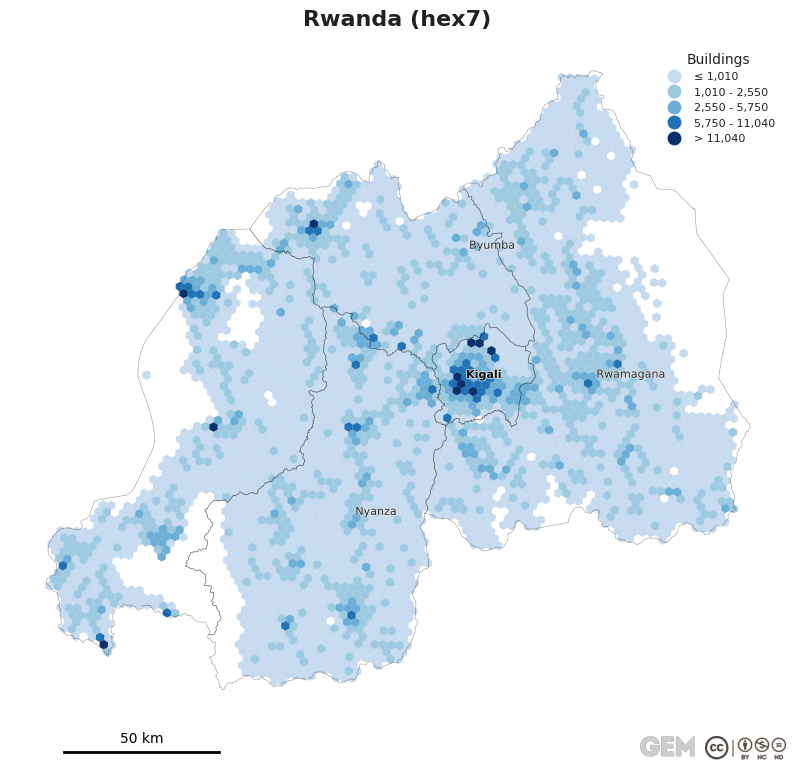 Spatially distributed building exposure