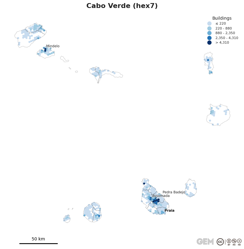 Spatially distributed building exposure