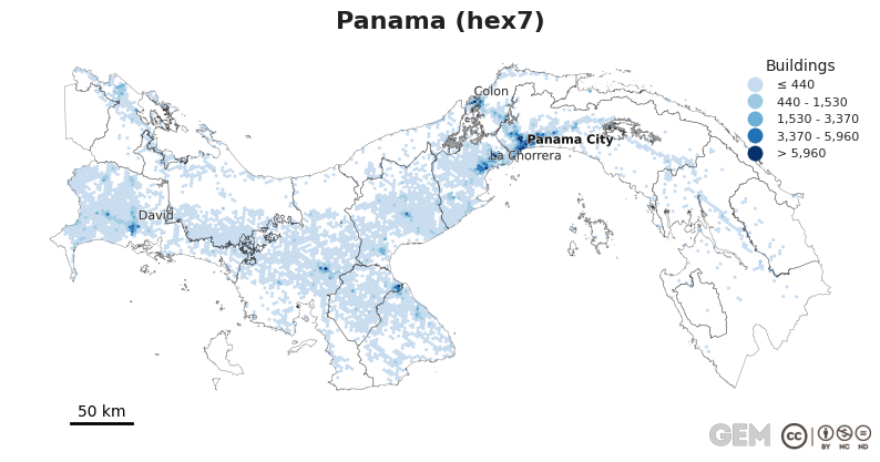 Spatially distributed building exposure